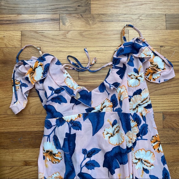 Floral Sleeveless Wrap Maxi Dress - Picture 11 of 14